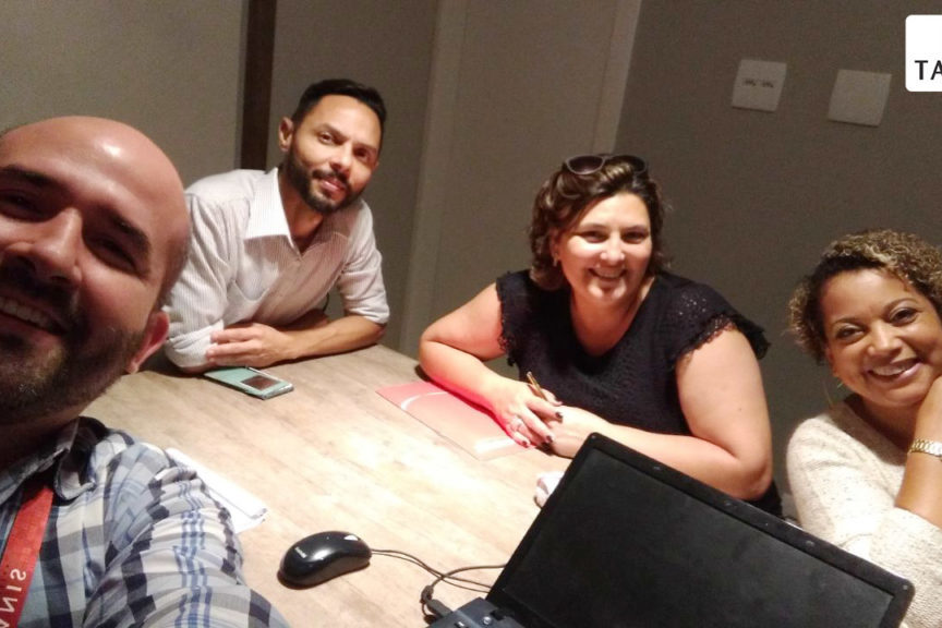 treinamento da equipe da Endotex na sede da Tanis